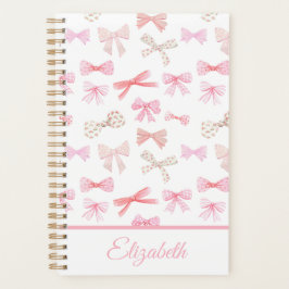 Coquette Esthetische Licht Roze Bogen Planner
