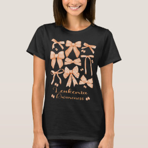 Coquette esthetische Oranje boogleukemie T-shirt