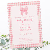 Coquette Esthetische Preppy Roze Bow Schattige Bab Kaart