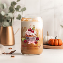 Coquette Esthetische Roze Bow Cherry gepersonalise