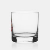 Coquette Esthetische Roze Bow Cherry gepersonalise Whisky Glas (Links)
