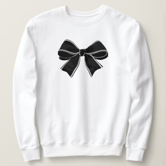 Coquette Esthetische Strik Trui (Design voorkant)