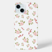 Coquette Esthetische Vrouwelijke Bloemen Lint Patr Case-Mate iPhone Case (Achterkant)