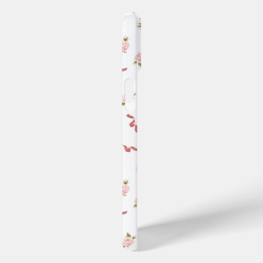 Coquette Esthetische Vrouwelijke Bloemen Lint Patr Case-Mate iPhone Case (Achterkant / Rechts)