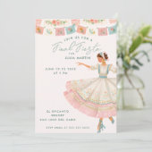 Coquette Final Fiesta Bachelorette Invitation Kaart (Staand voorkant)