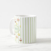 Coquette Floral Moederdag gepersonaliseerde naam Koffiemok (Voorkant links)