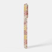 Coquette Floral Patchwork Quilt Spring Flowers Bow iPhone Hoesje (Rechterkant)