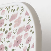 Coquette Floral Pattern | Persoonlijke naam Pickleball Paddle (Links Detail)