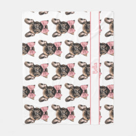 Coquette franchise kostuum naam fleece deken