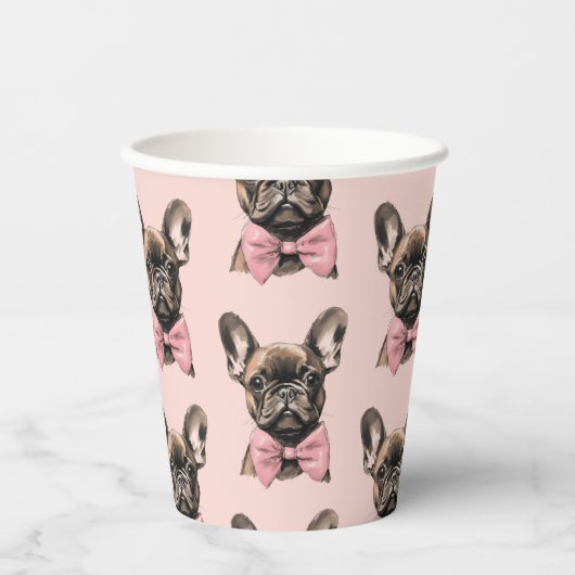 Coquette Frenchie Papieren Bekers (Voorkant)