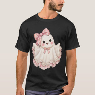 Coquette Geest met Roze Strik Cute Pastel Hallowee T-shirt
