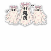 Coquette geesten met een zwarte kat Classic T-Shir Sticker (Voorkant)