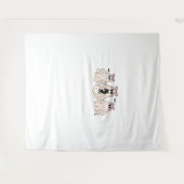 Coquette geesten met een zwarte kat Classic T-Shir Wandkleed (Voorkant (horizontaal))