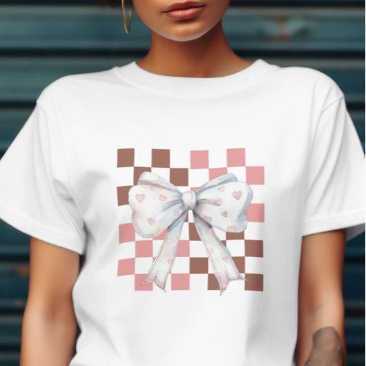 Coquette-geïnspireerde Valentijn's Day T-shirt