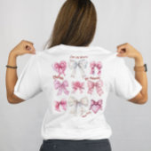 Coquette-geïnspireerde Valentijn's Day T-shirt Tri