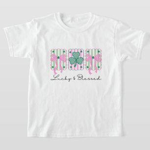 Coquette Gelukkig & Gezegend St. Patrick's Day T-shirt