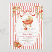 Coquette Gingham Apple van ons Oog Baby shower Kaart (Voorkant / Achterkant)