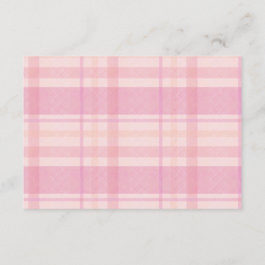 Coquette Gingham Franse Teddy Diapper Raffle Informatiekaartje (Achterkant)