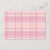 Coquette Gingham Franse Teddy Luier Raffle Informatiekaartje (Achterkant)