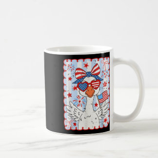 Coquette Girly 4th of July Mama Goose Lover Indepe Koffiemok