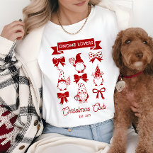 Coquette Gnome Lovers Christmas Club - Rood | Wit