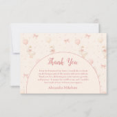 Coquette Goose 1st Birthday Bedankkaart (Voorkant)