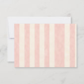 Coquette Goose 1st Birthday Bedankkaart (Achterkant)