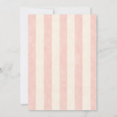 Coquette Goose 1st Birthday Kaart (Achterkant)