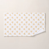 Coquette Gouden Glitter Boog Bad Handdoek (Handdoek)