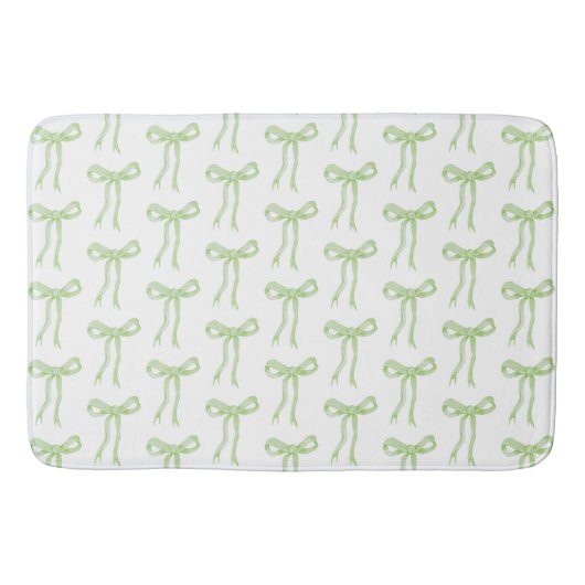Coquette Groene Boog Lint Girly Badmat (Voorkant)