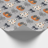 Coquette Halloween Charm Cadeaupapier (Hoek)