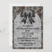 Coquette Halloween Dark Bow Kaart (Voorkant)