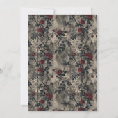 Coquette Halloween Dark Bow Kaart (Achterkant)