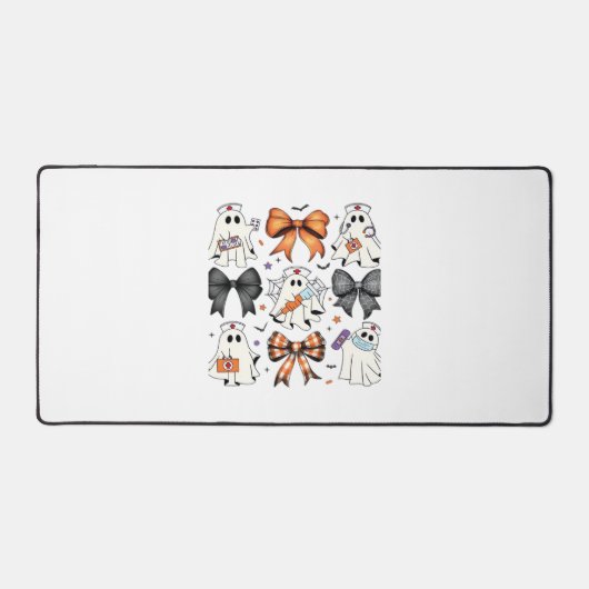 Coquette Halloween Ghost Nurse Classic T-shirt Bureaumat (Voorkant)