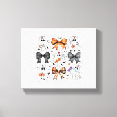 Coquette Halloween Ghost Nurse Classic T-shirt Canvas Afdruk (Voorkant)