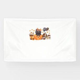 Coquette Halloween Schattigee Kat Pompoen Football Spandoek
