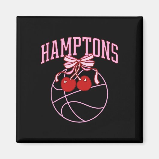 Coquette Hamptons Schets Voorbereidend Vintage Zac Magneet (Voorkant)