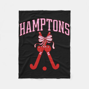 Coquette Hamptons Veldhockey Preppy Vintage Zachte Fleece Deken