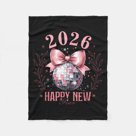 Coquette Happy New Year Party 2026 Family Women Gi Fleece Deken (Voorkant)