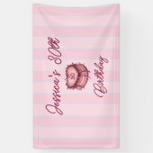 Coquette Hart Cake Banner (Verticaal)