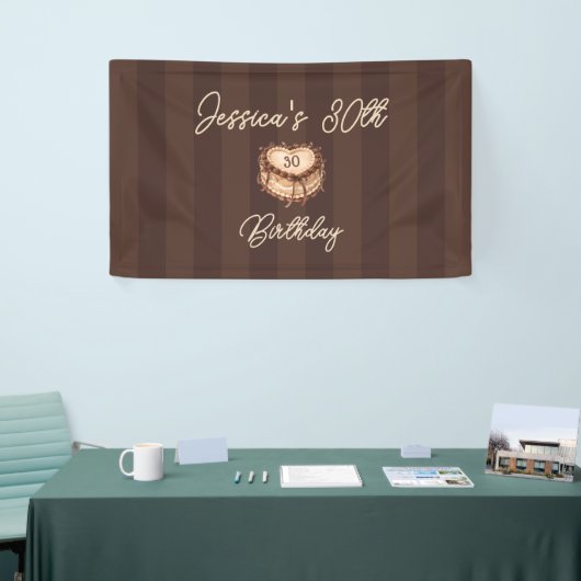 Coquette Hart Cake Banner (Beurs)