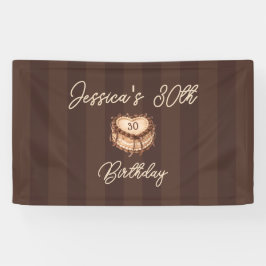 Coquette Hart Cake Banner