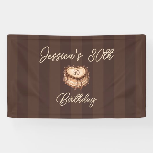 Coquette Hart Cake Banner (Horizontaal)