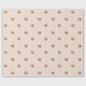 Coquette Hart Verjaardagstaart Cadeaupapier (Vlak)