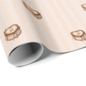 Coquette Hart Verjaardagstaart Cadeaupapier (Rol Hoek)