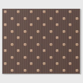 Coquette Hart Verjaardagstaart Cadeaupapier (Vlak)