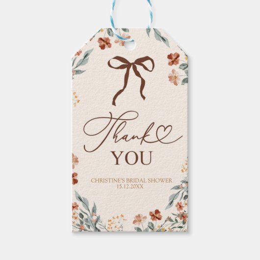 Coquette Hartelijk Dank Berry Veel Cadeaulabel (Voorkant)