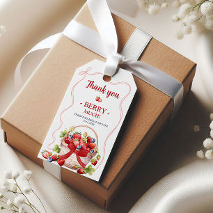 Coquette Hartelijk Dank Berry Veel Cadeaulabel