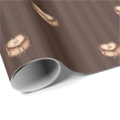 Coquette Heart Birthday Cake Cadeaupapier (Rol Hoek)