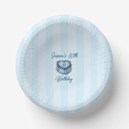 Coquette Heart Birthday Cake Paper Plate Papieren Kommen